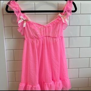Victoria’s Secret Pink Babydoll lingerie